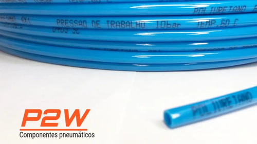 mangueira pneumática PU 8mm rolo 50 metros