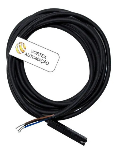 sensor magnético para cilindro pneumático três fios npn