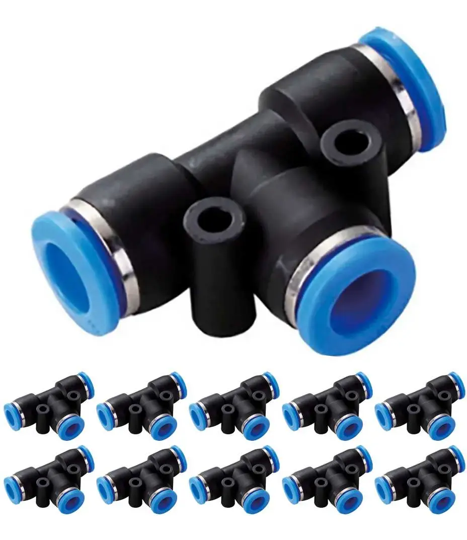Foto do produto: conexão pneumática união em T 6mm.