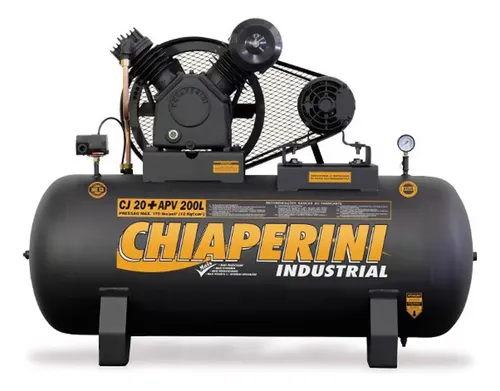 Chiaperini 20 Pés 5HP 250 Litros Trifásico