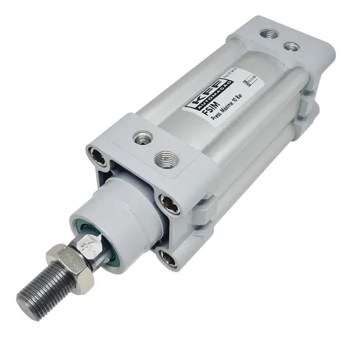 Cilindro Pistão Pneumático Dupla Ação ISO Ø32 x 100 Curso
