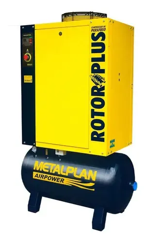 Compressor de Parafuso Metalplan 15HP 9 Bar Trifásico