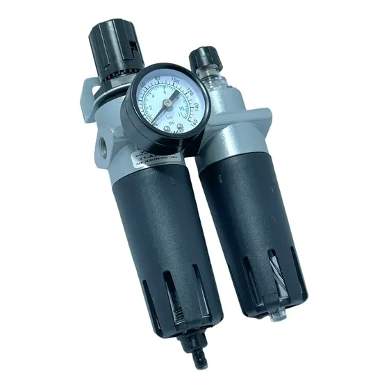 Conjunto filtro regulador e lubrificador Werk 1/4 para ar comprimido