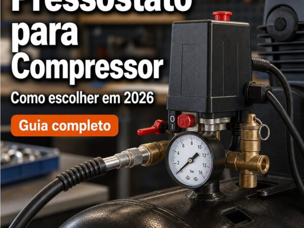 pressostato para compressor de ar como escolher 80 120 psi 4 vias