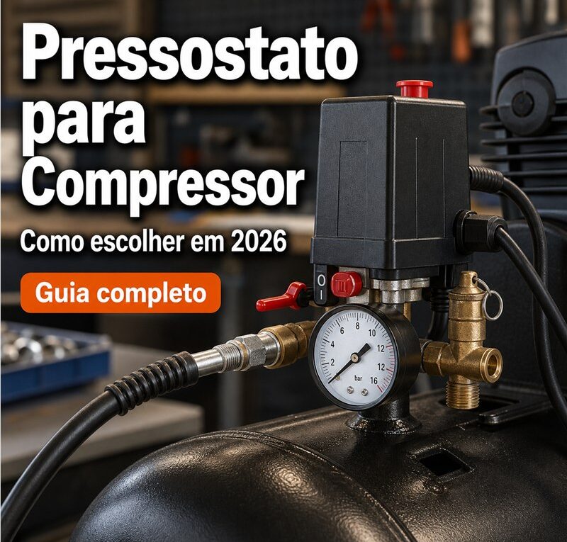 pressostato para compressor de ar como escolher 80 120 psi 4 vias