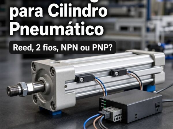 sensor magnético para cilindro pneumático em 2026 reed npn pnp