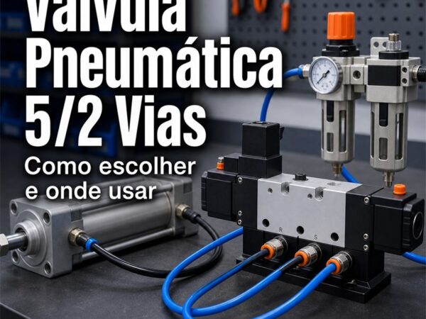 válvula pneumática 5/2 vias como escolher e onde usar
