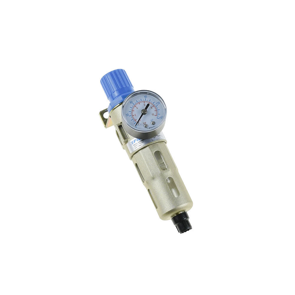 Filtro regulador de ar para compressor com manômetro
