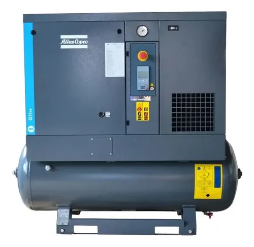 Compressor de ar parafuso Atlas Copco G11 125 AFF TM265L 220V 60Hz