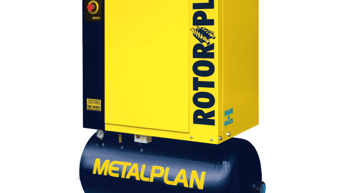 Compressor de parafuso Metalplan Rotor Plus 10 HP