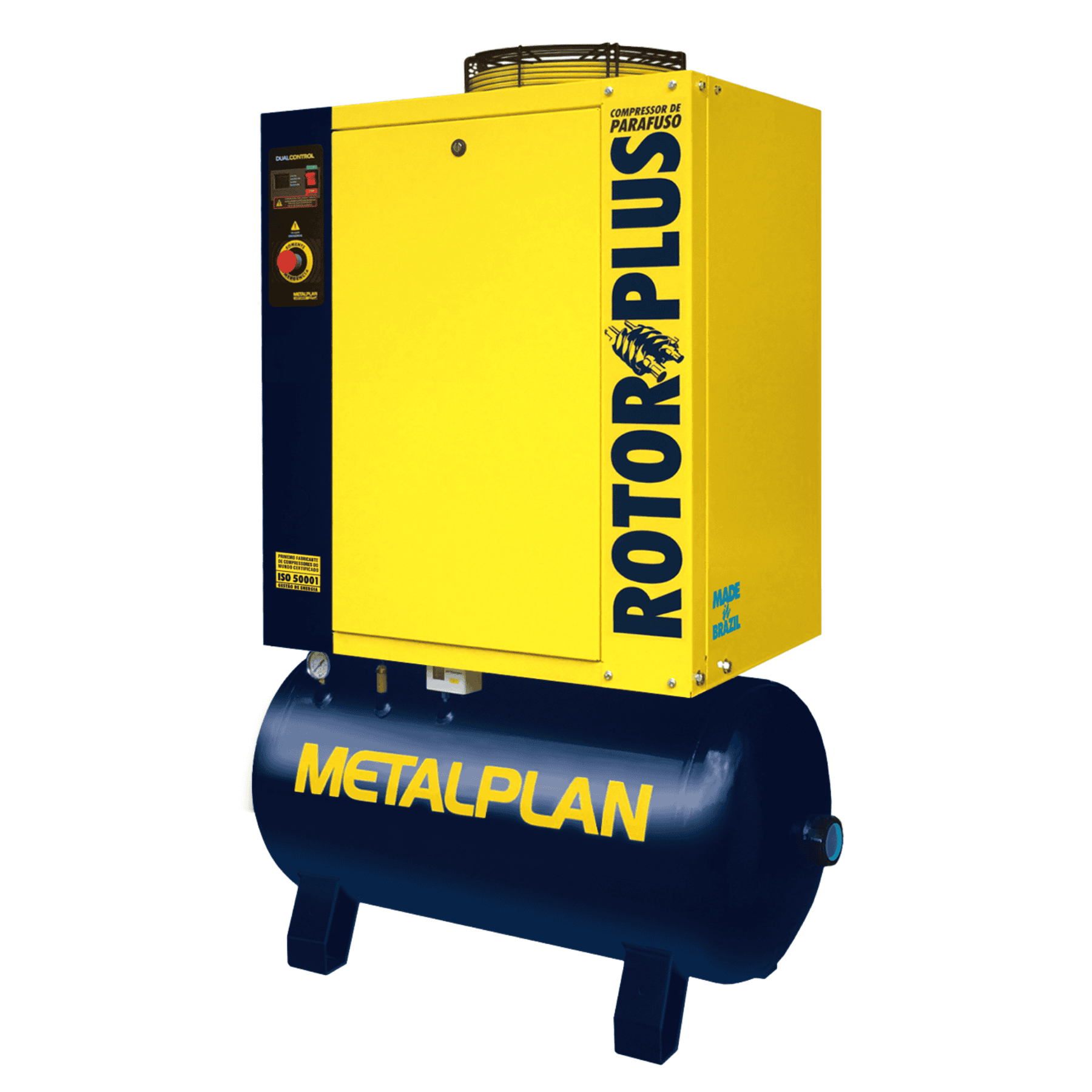 Compressor de parafuso 10 HP para oficina e indústria