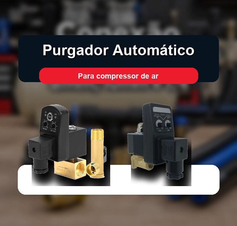purgador automatico para compressor de ar realista 2026