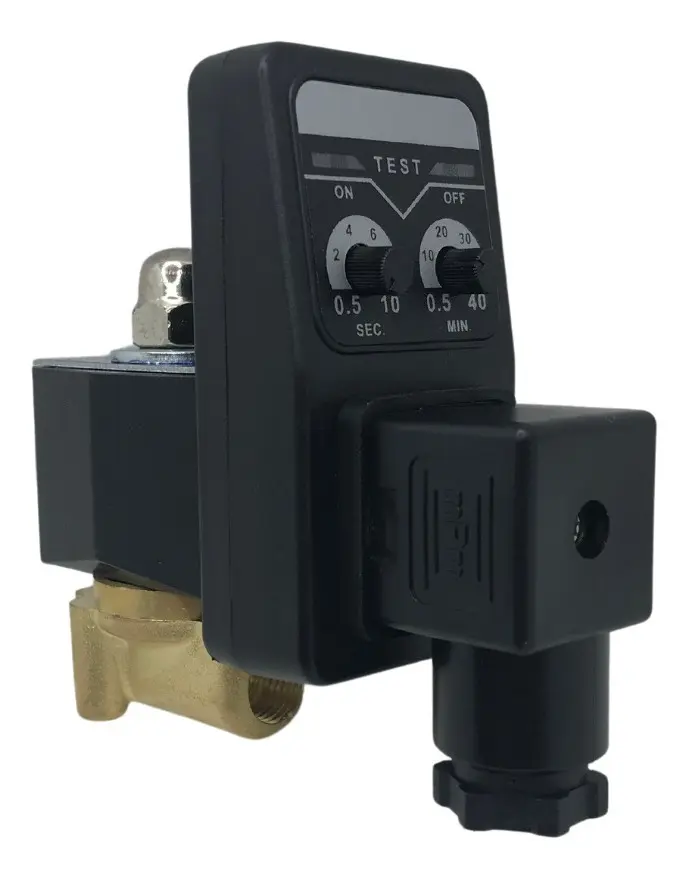 purgador eletrônico para ar comprimido rosca 1/4 bsp 220v
