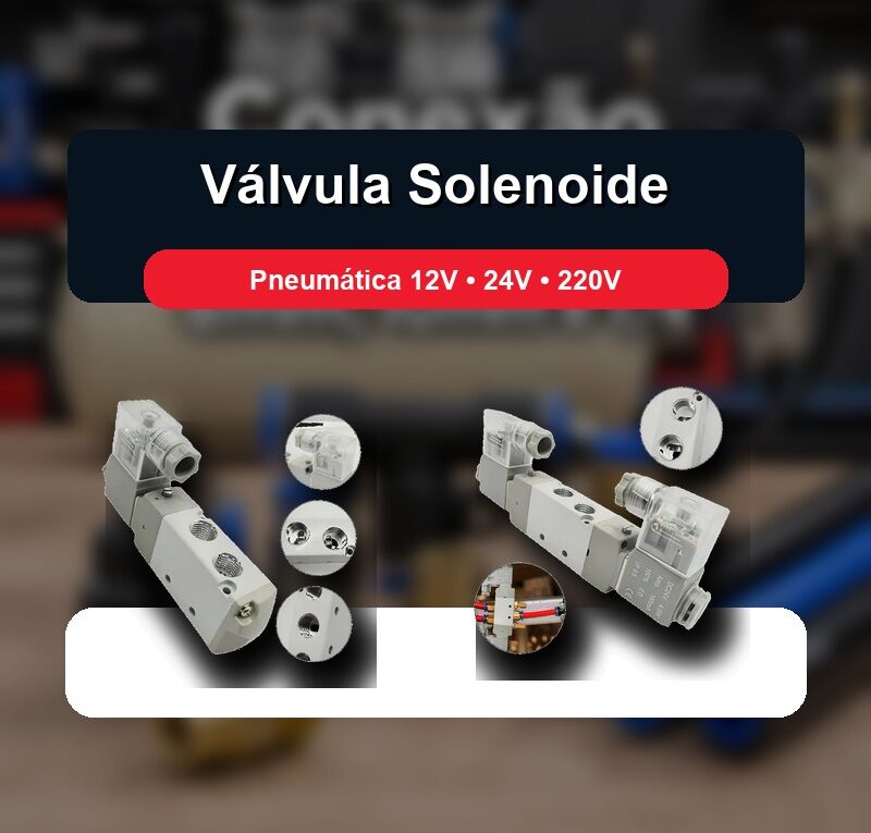 valvula solenoide pneumatica 12v 24v 110v 220v realista